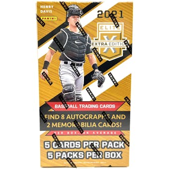 2021 Panini Elite Extra Edition Baseball Hobby Box