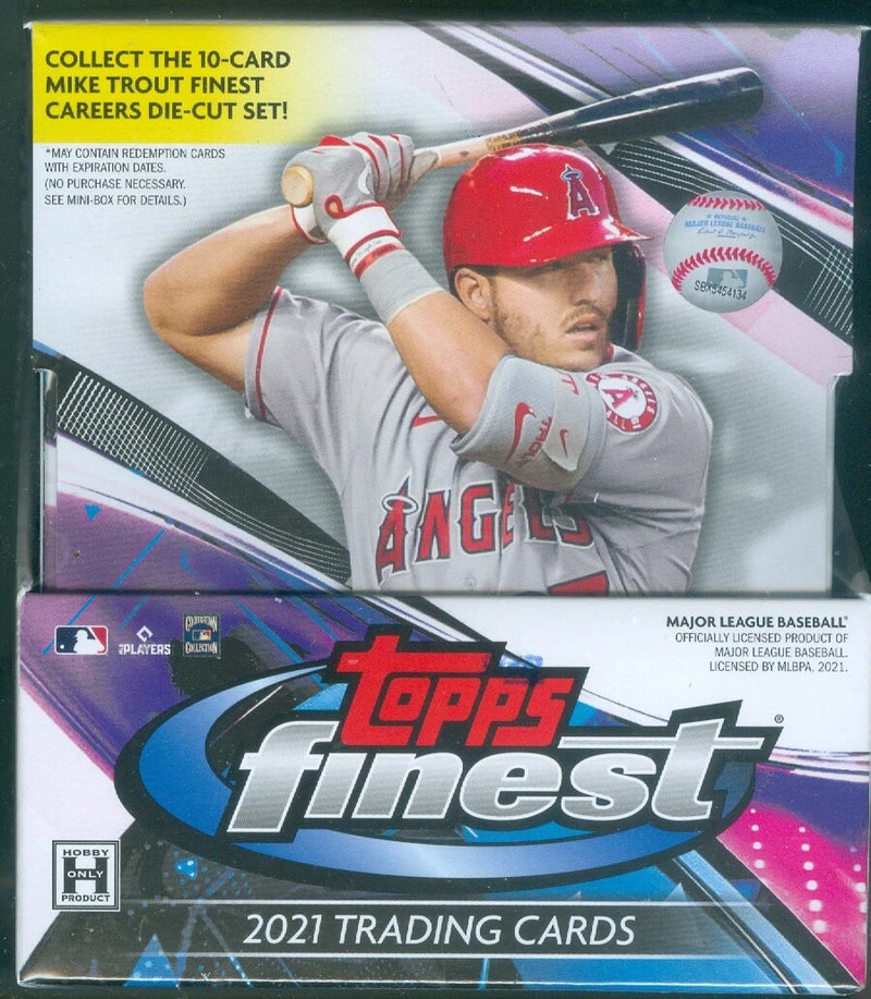 2021 Topps Finest Baseball Hobby Box