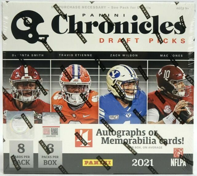 2021 Panini Chronicles Draft Picks Collegiate Football Hobby Box