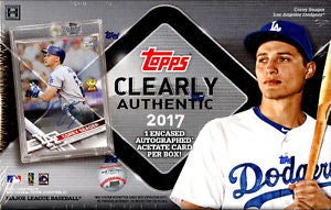 2017 Topps Clearly Authentic Baseball Hobby Box