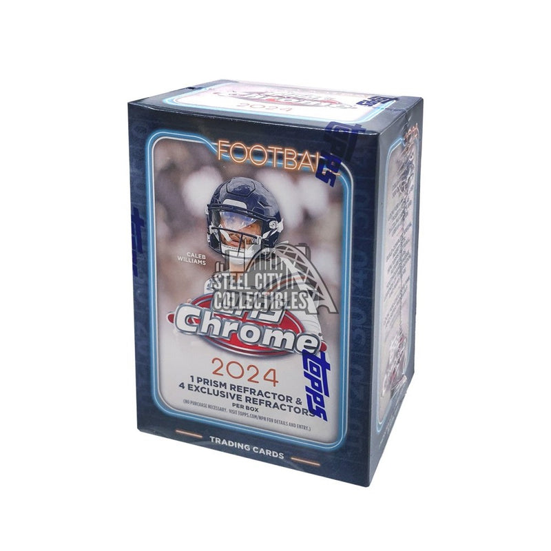 2024 Topps Chrome Football 7-Pack Blaster Box