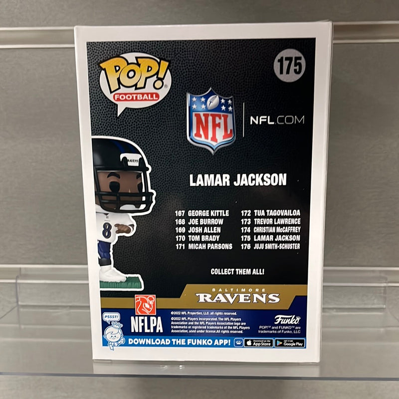 NFL: Ravens Funko Pop! Lamar Jackson (White Away Jersey)