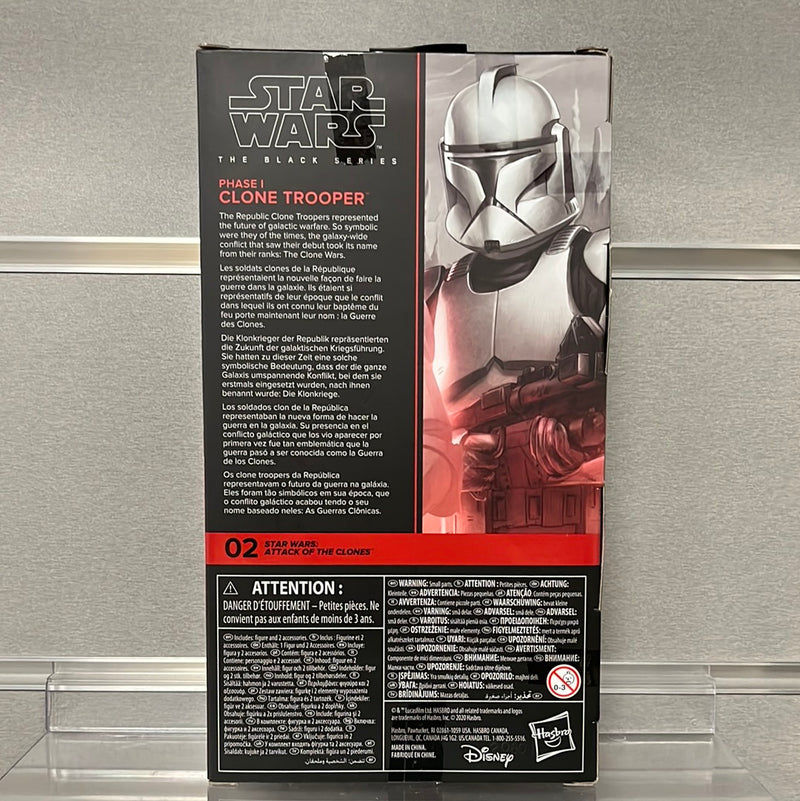 Star Wars The Black Series Phase I Clone Trooper Toy 6-Inch Scale Star Wars