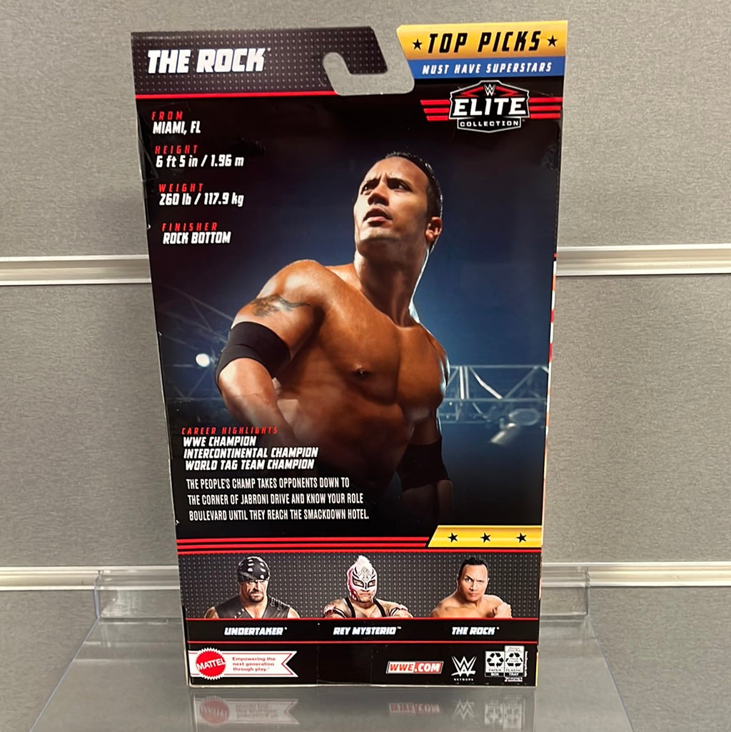 WWE WrestleMania Elite 2023 Wave 1 The Rock Action Figure