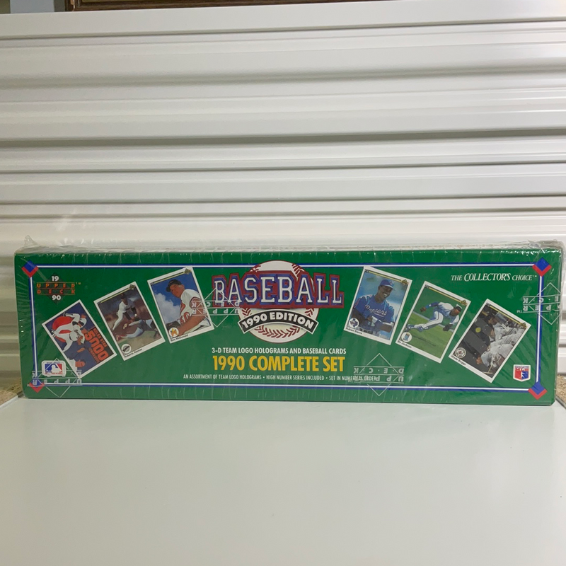 1990 Upper Deck MLB Baseball Complete Set Factory Sealed, The Collectors Choice