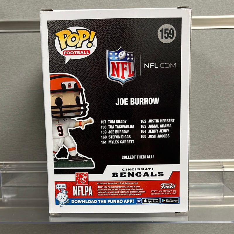 NFL Bengals Joe Burrow (Away Uniform) Pop! Vinyl Figure