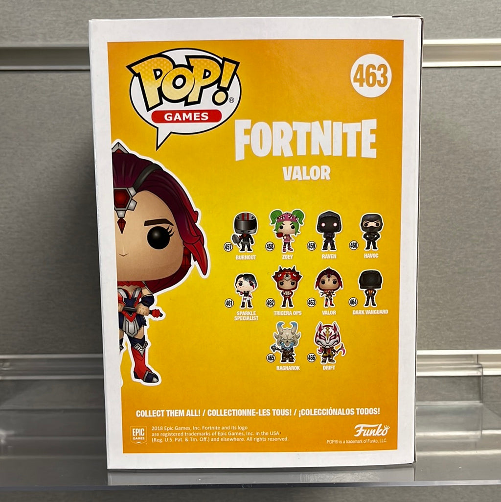 Pop Fortnite - Valor - 463 - FIG - Culture Geek Occasion Pas Cher