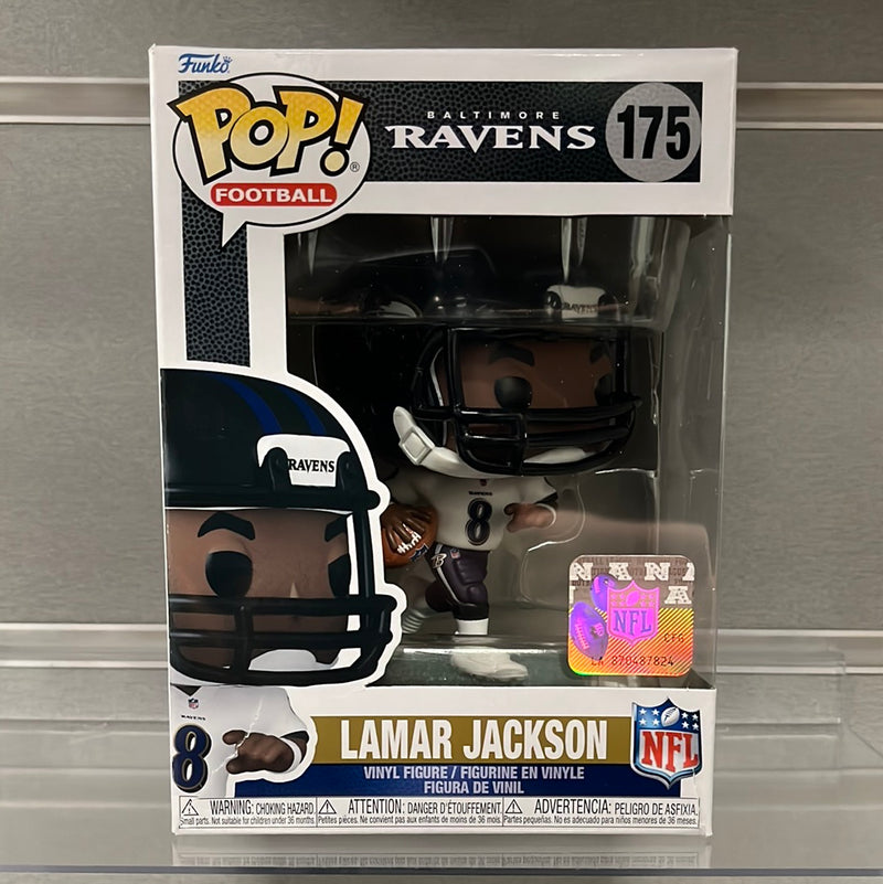 NFL: Ravens Funko Pop! Lamar Jackson (White Away Jersey)